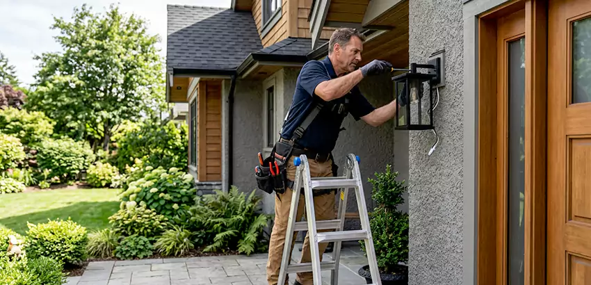 Outdoor and Exterior Light Fixture Installation in Pasco