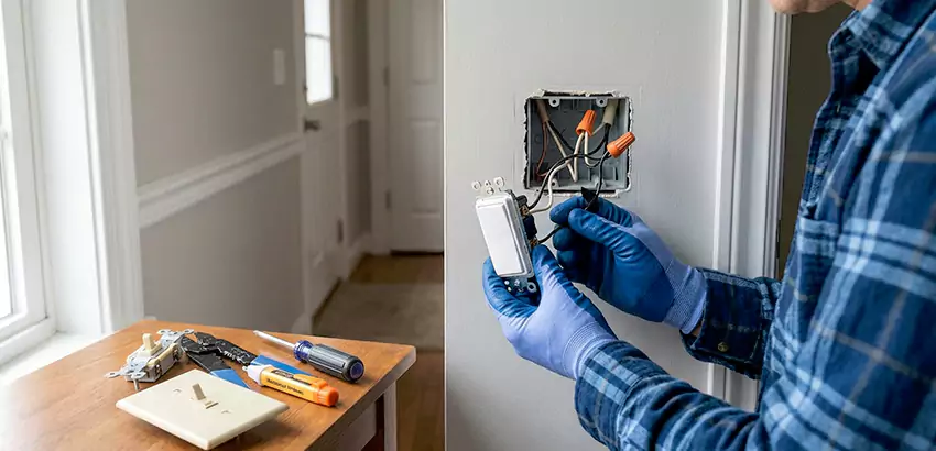 Motion Sensor Light Switch Replacement in Pasco