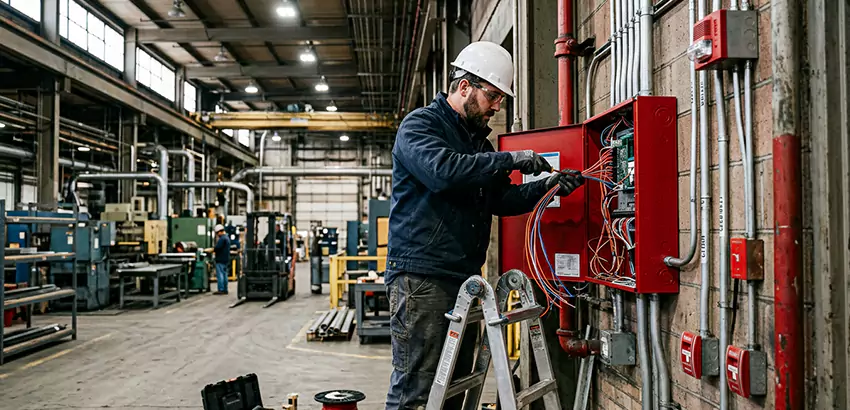 Industrial Fire Alarm Installation in Pasco