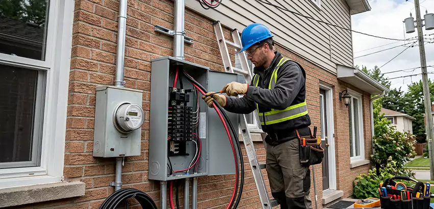 Outdoor Subpanel Installation in Pasco